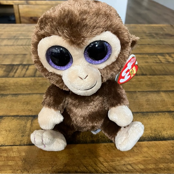 3/$30 | TY Beanie Boos | Coconut the brown monkey stuffed animal - Picture 1 of 7
